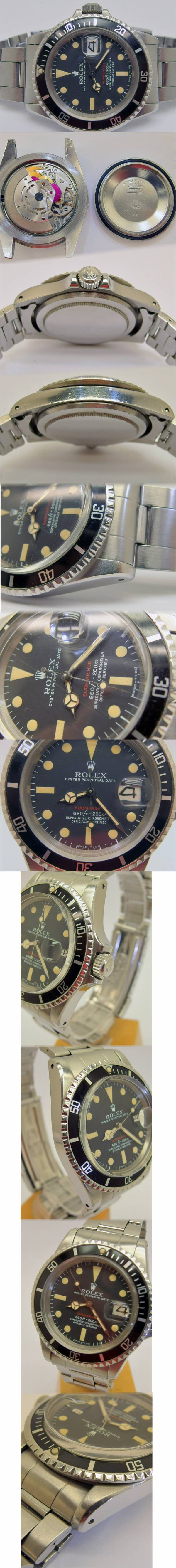 Rolex  Vintage SUBMARINER  Red Sub 1680 