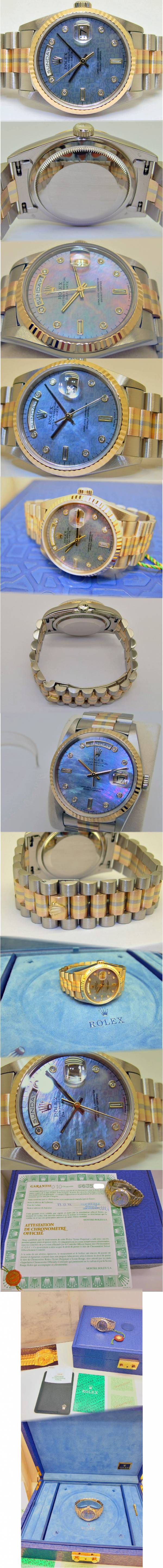 Rolex ROLEX TRIDOR DAY-DATE MOP 18239B