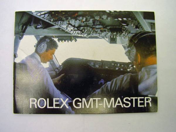 Rolex GMT Master Booklet Übergangsreferenzen 16760 / 16750 / 16758 / 16753