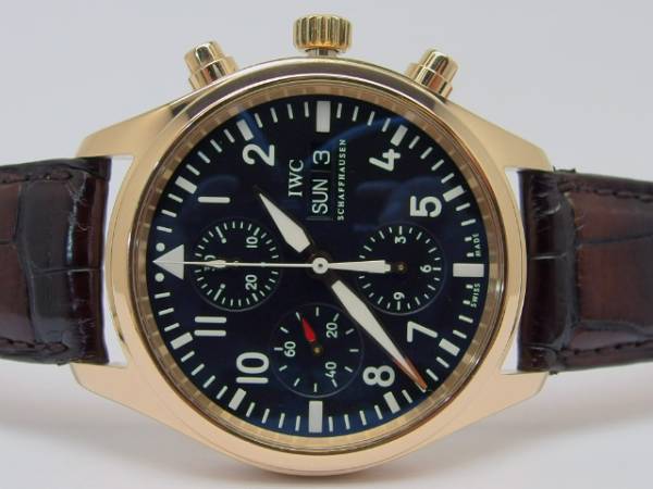 IWC 371713 Fliegerchrono in 18k Rosegold