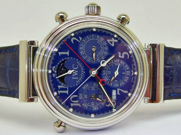 IWC 3754 Da Vinci Rattrapante in Platin