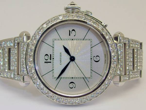 Cartier Pasha de Cartier 42 Joaillerie Weißgold