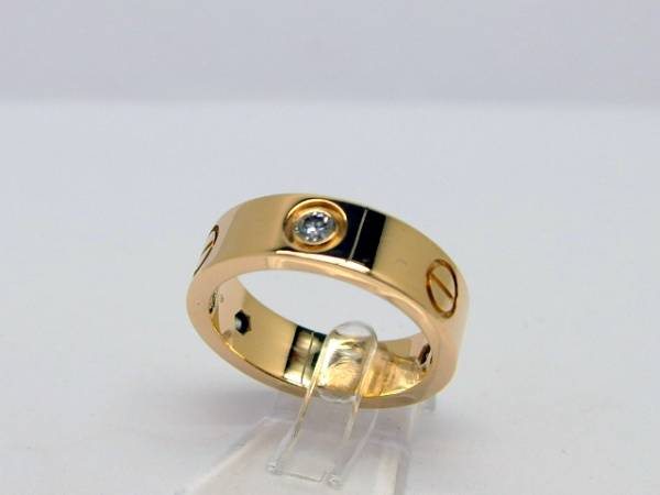 Cartier LOVE Ring mit 3 Brillanten Box und Zertifikat 2013