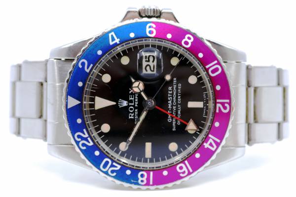 Rolex GMT 1675 | long E | pink Lady fuchsia | light Tropical