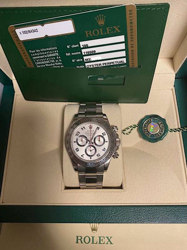DAYTONA Racing dial | 116509 | Weißgold | 2008 | Full Set