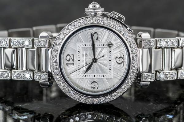 Cartier Pasha de Cartier Joaillerie 32 | Automatik | Weißgold | Cartier Service 2020