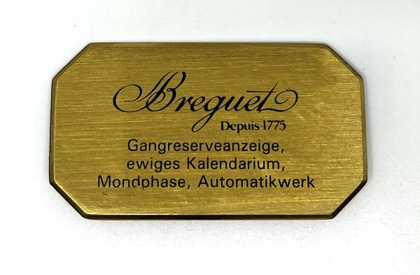 Breguet Konzessionär Dekorationsständer ewiger Kalender 