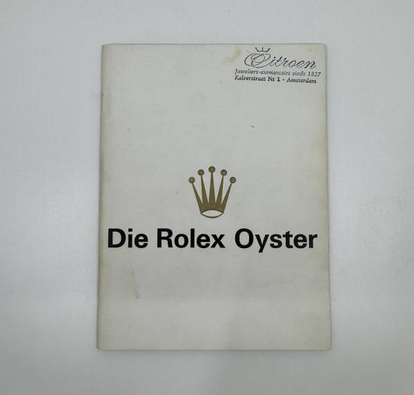 Rolex Oyster Katalog extrem selten von 1971 in deutsch mit Preisliste 1971