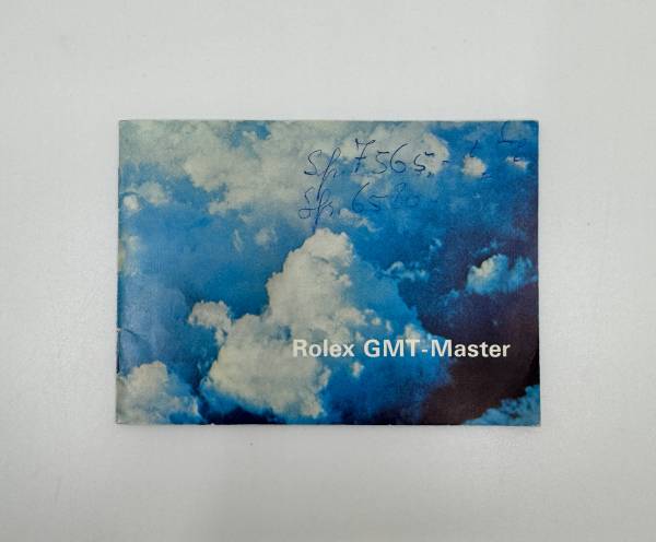 Rolex GMT-Master Booklet sehr selten für die Referenz 1675 1970er Jahre