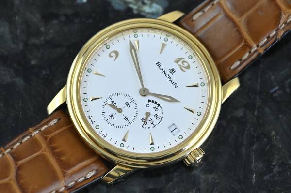 Blancpain 1106-1418-55 Villeret 100 Stunden Gangreserve Gelbgold unpoliert