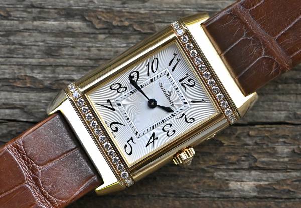 Jaeger-LeCoultre 269.1.54 / Q2691420 Reverso Duetto Duo Diamond Gelbgold Full Set