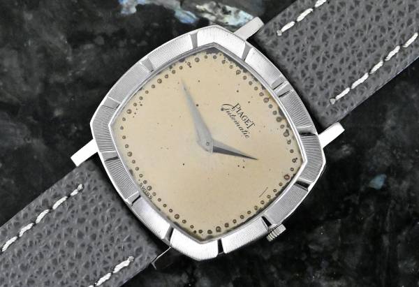Piaget 12423 seltene TV Screen Dress Watch Automatik Kal. 12P Weißgold
