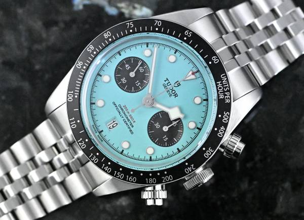 Tudor 79360N Black Bay Chrono Flamingo Blue ungetragen Full Set 2025
