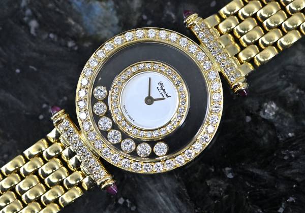 Chopard 4993 Lady Happy Diamonds original Gelbgold Armband 