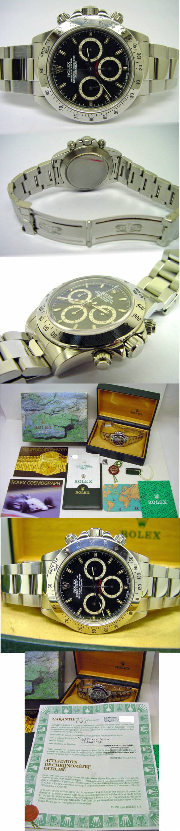 Rolex DAYTONA Cosmograph 16520 four liner