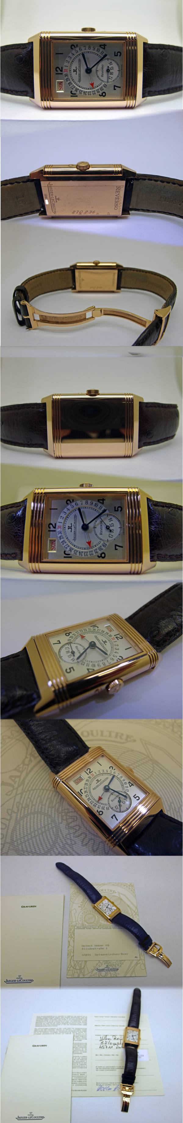 Jaeger-LeCoultre REVERSO GRANDE DATE in 18k Rosegold 270.2.36