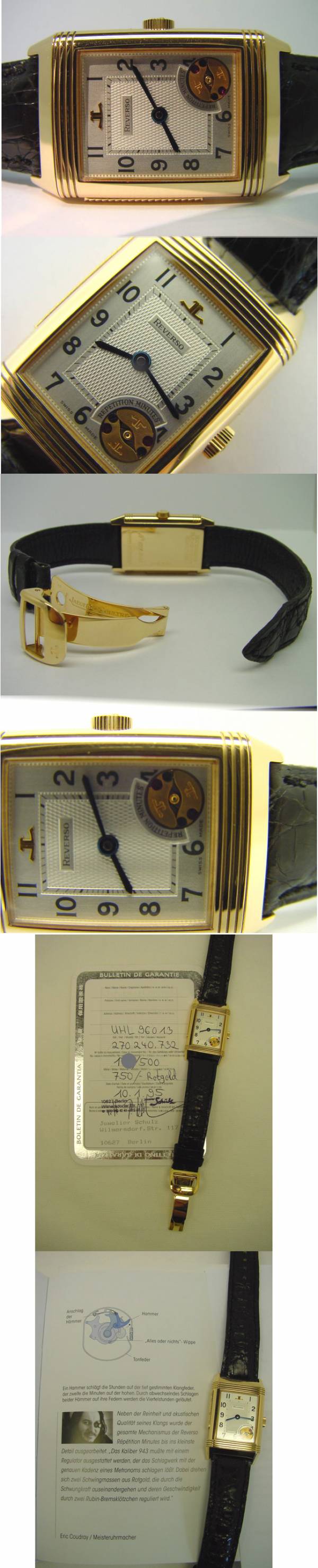 Jaeger-LeCoultre 270240.732 Reverso Répétition Minutes limitierte Edition