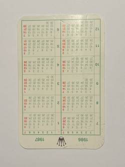 Rolex Taschenkalender von 1986 / 87 Image 3