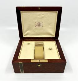 Patek Philippe frühe Mahagoni Box für Kalender / Komplikations Modelle Ref. 3450 / 3970 / 3940 Image 3
