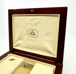 Patek Philippe frühe Mahagoni Box für Kalender / Komplikations Modelle Ref. 3450 / 3970 / 3940 Image 5