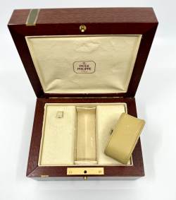Patek Philippe frühe Mahagoni Box für Kalender / Komplikations Modelle Ref. 3450 / 3970 / 3940 Image 6