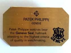 Patek Philippe Konzessionärs Dekorationsständer für Uhren Genfer Siegel Image 3
