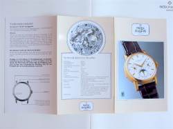 Patek Philippe Datenblatt und Beschreibung für die Referenz 3974 von 1989 Image 4