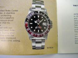 Rolex GMT Master Booklet Übergangsreferenzen 16760 / 16750 / 16758 / 16753 Image 3