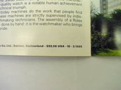 Rolex GMT Master Booklet Übergangsreferenzen 16760 / 16750 / 16758 / 16753 Image 5
