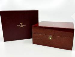Patek Philippe Mahagoni Box für Kalender und Komplikations Modelle Abbildung 10