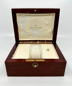 Patek Philippe Mahagoni Box für Kalender und Komplikations Modelle Abbildung 4