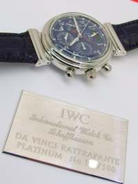IWC 3754 Da Vinci Rattrapante in Platin Image 12