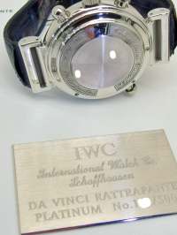 IWC 3754 Da Vinci Rattrapante in Platin Image 13