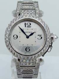 Cartier Pasha de Cartier 32 Joaillerie Weißgold Abbildung 11