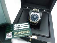 Audemars Piguet Royal Oak blue Boutique 15202 AP Logo  Image 10