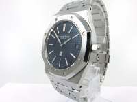Audemars Piguet Royal Oak blue Boutique 15202 AP Logo  Image 7