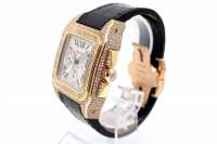 Cartier SANTOS 100 Chronograph | Diamant Pavé | Roségold | Referenz WM502351 Abbildung 10