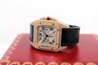 Cartier SANTOS 100 Chronograph | Diamant Pavé | Roségold | Referenz WM502351 Abbildung 13