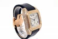 Cartier SANTOS 100 Chronograph | Diamant Pavé | Roségold | Referenz WM502351 Abbildung 9