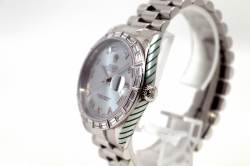Rolex DAY-DATE Platin | 118366 | Baguette Lünette | Full Set | Rolex Service 2019 Abbildung 10