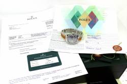 Rolex DAY-DATE Platin | 118366 | Baguette Lünette | Full Set | Rolex Service 2019 Abbildung 12
