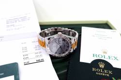 Rolex DAY-DATE Platin | 118366 | Baguette Lünette | Full Set | Rolex Service 2019 Abbildung 13