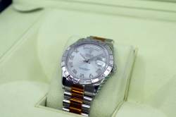 Rolex DAY-DATE Platin | 118366 | Baguette Lünette | Full Set | Rolex Service 2019 Abbildung 16