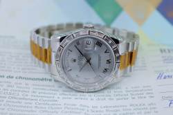 Rolex DAY-DATE Platin | 118366 | Baguette Lünette | Full Set | Rolex Service 2019 Abbildung 19