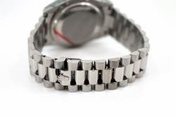 Rolex DAY-DATE Platin | 118366 | Baguette Lünette | Full Set | Rolex Service 2019 Abbildung 4