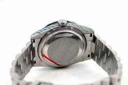 Rolex DAY-DATE Platin | 118366 | Baguette Lünette | Full Set | Rolex Service 2019 Abbildung 5