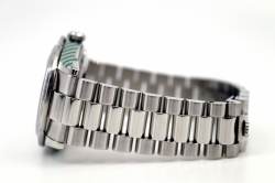 Rolex DAY-DATE Platin | 118366 | Baguette Lünette | Full Set | Rolex Service 2019 Abbildung 6