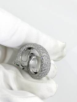 Cartier Panthère de Cartier Ring | Weißgold | ca. 7 ct Pavè | Diamanten Smaragde Onyx Abbildung 4