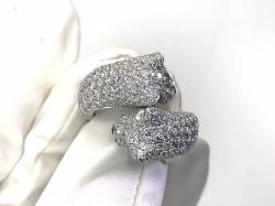 Cartier Panthère de Cartier Ring | Weißgold | ca. 7 ct Pavè | Diamanten Smaragde Onyx Abbildung 8