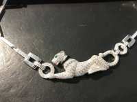 Cartier Panthère de Cartier Collier | Weißgold | ca. 3.71 ct Pavè | Diamanten Smaragde Abbildung 9